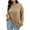 Yellow, variant on MIUOWANP Cotton Sweaters for Women Women's Three-dimensional Plaid Sweater Women's Loose And Winter Long-sleeved Sweater Gray L