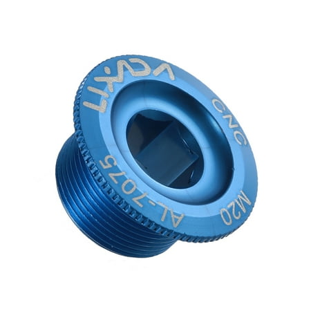 Crank Arm Fixing Bolt - Lixada 1pc M18/M20 Bike Bicycle MTB Mountain Bike Crank Bolt Hollow Fixing Crank Arm Bolt Cap Screw Aluminum Alloy