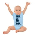 thumbnail image 3 of Best Lil Bro Ever Cute Little Brother Bodysuit Jumper Boys Infant Baby Brisco Brands 6M, 3 of 7