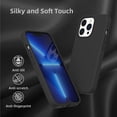 thumbnail image 6 of Compatible with iPhone 13 Pro Max Case for Women, [Drop Protection] [Anti-Fingerprint] [Anti-Scratch] Shockproof Soft-Touch Silicone Phone Case for iPhone 13 Pro Max 6.7", Black, 6 of 12