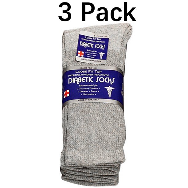 Falari Diabetic Crew Socks Physicians Approved Socks for Men Women Legs