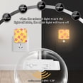 thumbnail image 4 of Yayeee LED Night Lights with Motion Detectors Auto Dusk to Dawn Light Sensors, 2 Pack, Large Pink Stars, 4 of 7