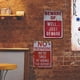 thumbnail image 5 of Tablero Advertencia 2 Uds. Placa Metal Vintage Pintura Hierro Rectangular 20x30cm, 5 of 9