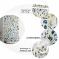 thumbnail image 5 of 72x78 Inch Shower Curtain Blue Yellow Floral Spring Bathroom Decor Waterproof Fabric Bathtub Bath Curtains Decorative Summer Pastoral Botanical Green Extra Long Shower Curtain Set with Hooks, 5 of 6