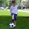 thumbnail image 4 of Pelotas de fútbol de peluche, pelota de fútbol de peluche suave, almohada de peluche suave, almohada de peluche duradera, juguete de peluche de pelota de fútbol, regalo de pelota de fútbol para niños, 4 of 8