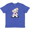 thumbnail image 3 of Inktastic Cream Doodle Pup Youth T-Shirt, 3 of 5