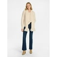 thumbnail image 2 of 99 Jane Street Women's and Women's Plus Boucle Sweater and Scarf Set, Midweight, 2-Piece, Sizes XS-4X, 2 of 5
