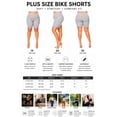 thumbnail image 6 of Women's Plus Size Casual Basic Solid Biker Shorts Pants, 6 of 6