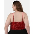 thumbnail image 4 of No Boundaries Sequin Corset, Women's and Women’s Plus, 4 of 6