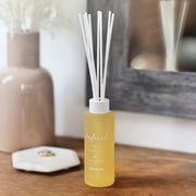 Allswell Refresh (Lemon Zest + Bergamot + Sage) Scented Reed Diffuser 3 Fl Oz (90mL) With 8 Synthetic Reeds.