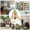 thumbnail image 2 of Brass Bell Ornament DIY Bells Warm Decoration Wind Chimes Hand Bell Metal Bell Retro Style Bells, 2 of 6