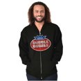 thumbnail image 5 of Vintage Dubble Bubble Gum Double Logo Zip Up Hoodie Men's Women's Brisco Brands L, 5 of 6