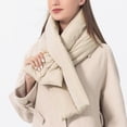 thumbnail image 4 of HNMKIU Scarf Spotlight Winter Solid Neck Windproof Warm Accessories for Men and Women Beige,One Size, 4 of 5