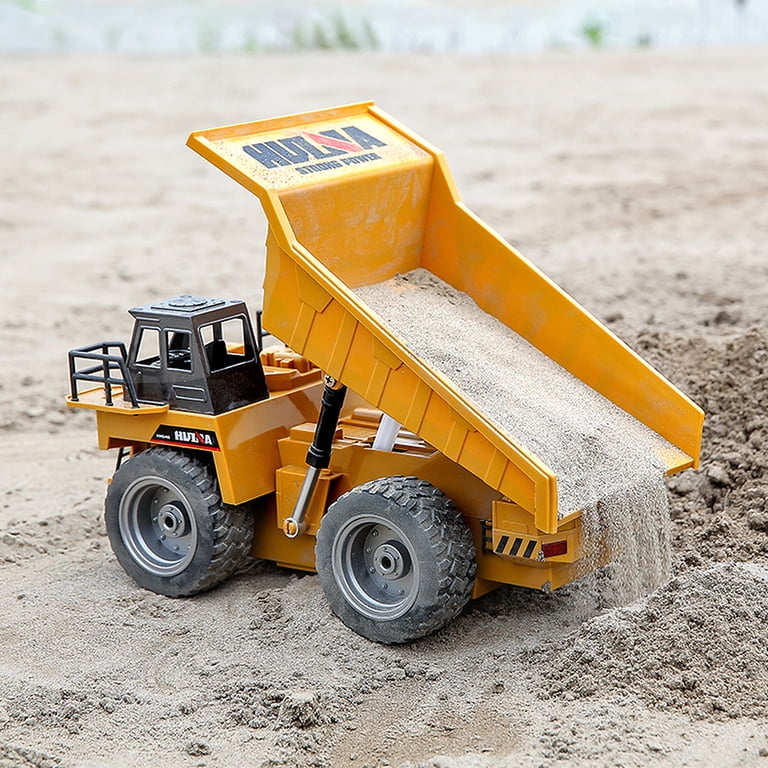 10 Channel Remote Control Toy Huina 1582 All Metal 1/14 Scale RC Dump ...