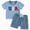 R415-Blue, variant on Toddler Boy 4th July Outfit Short Sleeve T-Shirt and Casual Shorts with Pockets Patriotic Stars Stripes Print 2-Piece Summer Set(Red,2-3 Y)