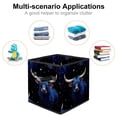 thumbnail image 2 of Taurus Constellation Cube Organizer Storage Cubes Toy Storage Organizer Bins, Foldable with Handle, 10.8"x10.5"x10.6", Large Capacity, 2 of 6