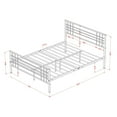 thumbnail image 2 of East West Furniture Tyler Traditional Metal Queen Bed Frame in Black, 2 of 7