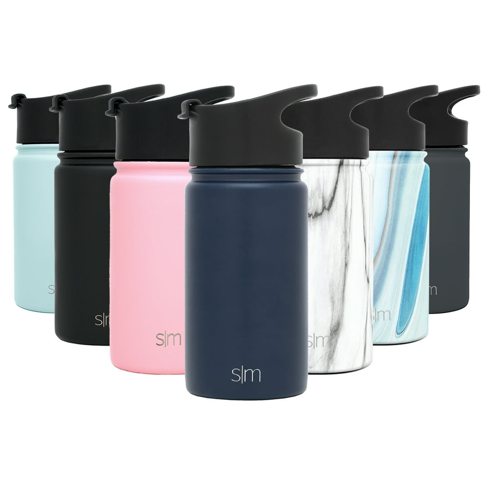 Simple Modern Stainless Steel Water Bottle Simple Modern 14 Ounce Summit Water Bottle - Travel Mug Stainless Steel