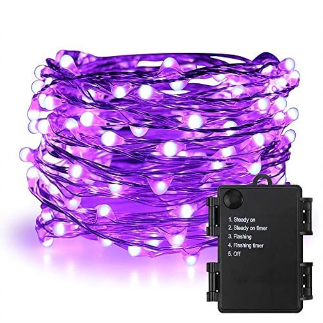 ER CHEN Battery Operated String Lights, 33ft/10M 100 LED Fairy Lights