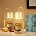 thumbnail image 3 of Sanmadrola Candle Warmer Lamp Wax Melt Warmer with Timer Dimmable, Birthday Gifts for Women Mom, House Warming Gifts New Home Decor for Jar Candles with 2 Bulbs Gift Box Packing, 3 of 8