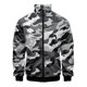 thumbnail image 3 of Chaqueta con estampado 3D de camuflaje para hombre, abrigo deportivo de calle de gran tamaño, chaqueta con cremallera para primavera y otoño, 3 of 5