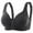 Black-B, variant on Aofany Women's Front Closure Wireless Bra Full Cup Bras for Women No Underwire Push Up Shaping Wire Free Everyday Bra