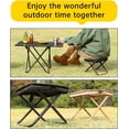 thumbnail image 4 of Folding Chair,Collapsible Stool,Weight 1.36lbs,Load 264lbs,Portable Stool for Camping,Fishing,Hiking,BBQ,Gift for Fisherman, 4 of 8