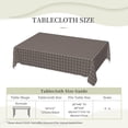 thumbnail image 6 of Rectangle Table Cloth, Clan Thompson Grey Dress Tartan Resistant Washable Tablecloth Decorative Table Cover for Dining, Indoor and Outdoor, 6 of 6