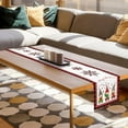 thumbnail image 7 of Christmas Gnome Table Runner Red Buffalo Check Plaid Snowflakes Table Runner Seasonal Winter Xmas Holiday Dresser Scarves Decorations for Kitchen Dining Wedding Party 13 x 90 Inch, 7 of 7