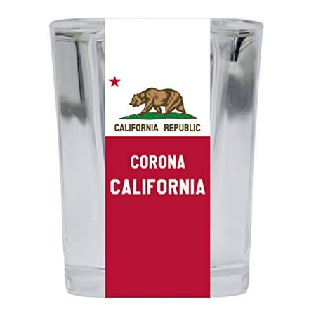 

Corona California Souvenir 2 Ounce Square Shot Glass 4 Pack