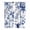 White Blue, variant on White Blue Spring Floral Kitchen Curtains 63 Inch Length, Summer Botanical Hummingbird Grommet Top Bedroom Living Room Curtains, Light Filtering Cafe Curtain Drapes 2 Panels Set 104''x63''