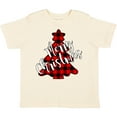 thumbnail image 3 of Inktastic Red Buffalo Plaid Christmas Tree Boys or Girls Toddler T-Shirt, 3 of 5