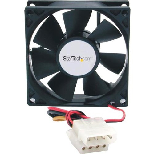 StarTech 80x25mm Dual Ball Bearing Computer Case Fan w/ LP4 Connector