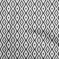thumbnail image 1 of oneOone Silk Tabby Black Fabric Ikat Sewing Fabric By The Yard Printed Diy Clothing Sewing Supplies 42 Inch Wide, 1 of 1