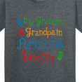 thumbnail image 4 of Inktastic Arizona Grandma Grandpa Love Me Youth T-Shirt, 4 of 5