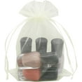 thumbnail image 3 of Supertina Sheer Organza Bags 4x6 Inch 100 Count Mesh Jewelry Bags with Drawstring Great for Party Wedding Favor Sachet Bags (Cream White), 3 of 6