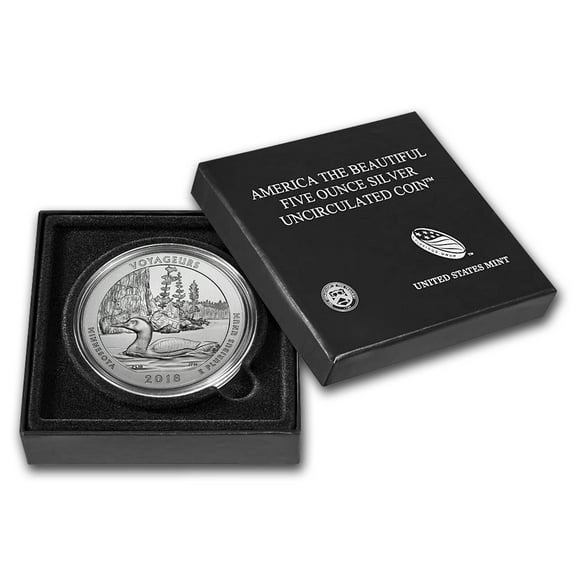 2018-P 5 oz Silver ATB Voyageurs (w/Box & COA)