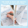thumbnail image 6 of Twfbrm Weekly Planner Coil Notebook, A5 Size Flexible Cover Undated Schedule Book with To-do List, Thick Paper Weekly & Daily Planner Waterproof Twin-Wire Binding Notebook School Office Supplies, 6 of 9