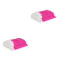 thumbnail image 3 of Seitruly 100pcs Nylon Fiber Lightweight Lip Brush Handle Wands Women Gloss Brushes Makeup Clean Applicator Tools with Anti-skidding Lip Rosa roja 2piezas Seitruly CBP495013, 3 of 6