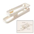 thumbnail image 4 of Huayishang Rack Rolling Egg Dispenser Foldable Space Saving Automatic Egg Roller Dispenser 2 Tier Rolling Egg Holder Container Display Rack Organizer For Kitchen Refrigerator Storage, 4 of 5