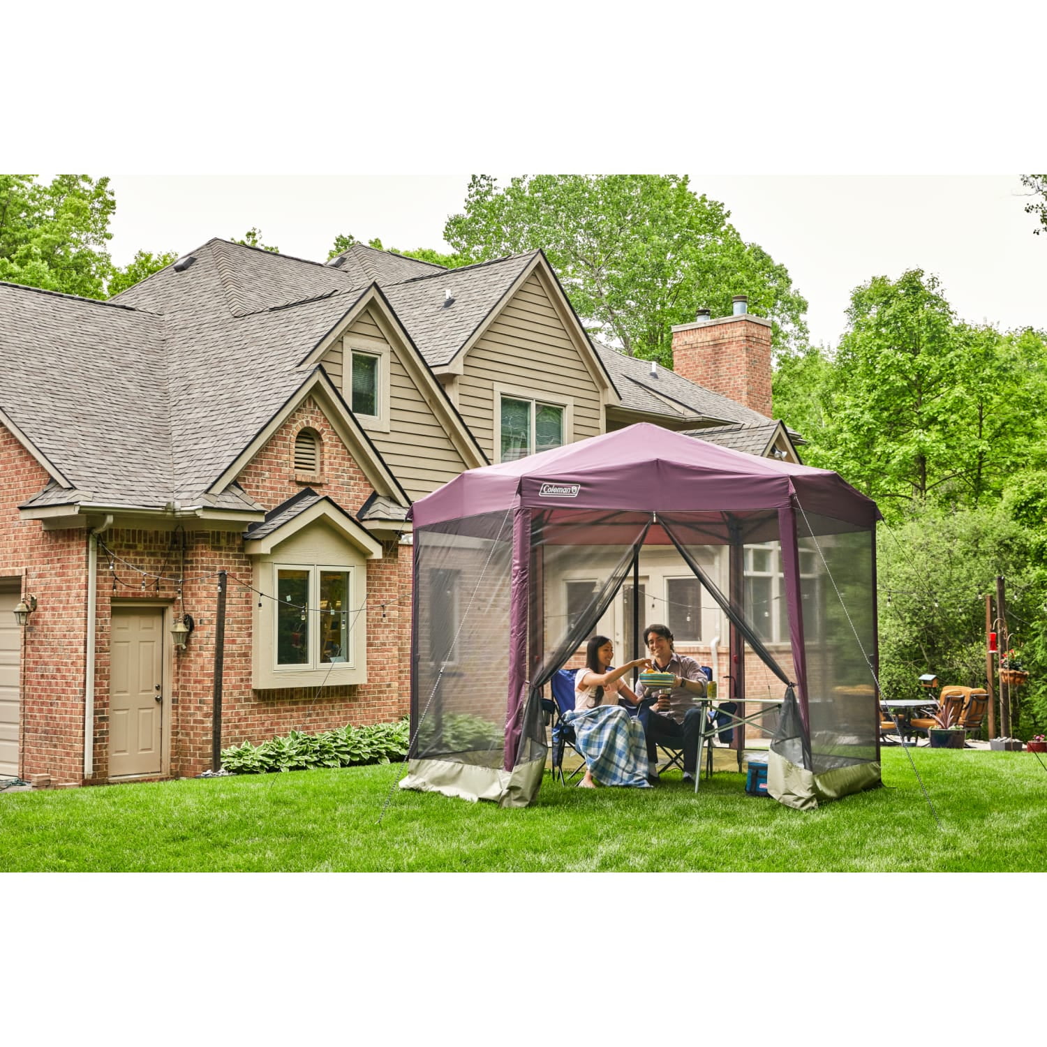 Free Shipping! Coleman Back Home 10.5 x 9 Screen House - Walmart