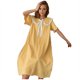 thumbnail image 4 of mfyjkho Vestidos para mujer, Camisón largo holgado de franela gruesa y cálida para mujer, informal, de invierno Vestidos festivos para mujer m, 4 of 5