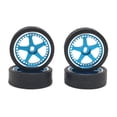 thumbnail image 2 of Accesorios de neumáticos y llantas de coche RC de Metal Sunnimix 4 piezas para Wltoys K969 K979 azul, 2 of 7