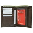 thumbnail image 6 of Marshal Wallet Men's Bifold Wallet with Coin Purse, Genuine Leather, Black, 6 of 22