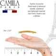 thumbnail image 6 of Camila Paris CP3151 French Hair Barrettes Clips for Women Handmade Small Girls Side Slide-in Barrette Clip, Hair Accessories for Women. Strong Hold No Slip Grip Fashion Durable Styling, Made in France, 6 of 20