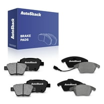 AutoShack Front & Rear Ceramic Brake Pad Set | Replacement for 2012-2015 Volkswagen Passat | 8-PC