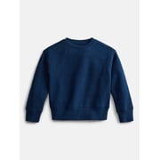 Athletic Works Boys Fleece Crew Neck Sweatshirt, Sizes 4-18 & Husky