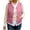 Pink, variant on Quilted Puffer Vest for Women Lightweight Button Down Sleeveless Jackets Fashion Casual Winter Outerwear Warm White XS