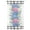 Blue, variant on Sheer Curtains 96 Inches Long, Blue Pink Hydrangea Semi Sheer Curtains Light Filtering Window Treatment, Eucalyptus Leaves Grey Plaid Privacy Voile Drapes for Living Room Bedroom 52x96 Inch