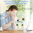 thumbnail image 2 of Clearance! beishanbush Home Decor Clear Perfection Reception Side Glass Counter Top 50 X 32Cm One Size Clear, 2 of 7